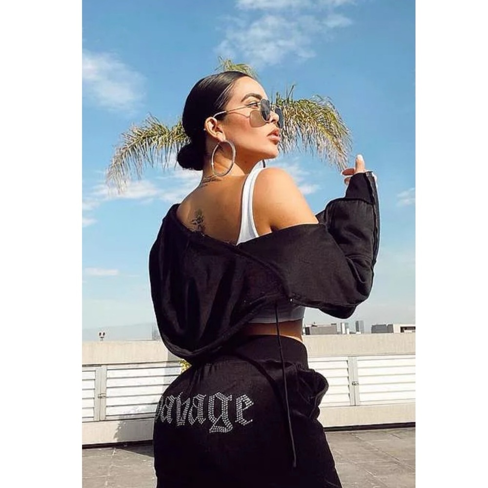 Fashion Nova The Original Trendsetter Savage Velour Pants